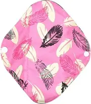 TOVINANNA 5pcs Cloth Sanitary Pads Washable Menstrual Napkins Wings for Easy Fixing and Design