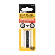 TITAN 12034 Adapter,3/8" Sq Dr To 1/4" Hex Dr