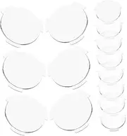 PLAFOPE 20pcs 3D Glasses Lenses Virtual Reality Headset Replacement Lenses Light Blocking ES-Style Fit 25mm Diameter Devices
