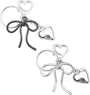 [YALLNASL] Y2k Bow Charm for Purse Bag Accessories Charms for Bakcpack Handbag Keychains for Phone Earphone Case Y2k Heart