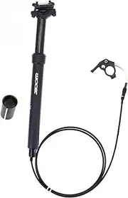 Seatpost Bike 27.2mm,28.6mm,30.0mm,30.4mm,30.8mm,31.6mm,33.9mm Adjustable Seatpost Dropper Hydraulic Lifting Wire Remote Control Mountain Biycle Seat Post Seat Tube 80mm Travel,28.6mm