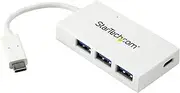 StarTech.com USB C Hub Port Expander - White - HB30C3A1CFBW