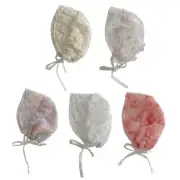 Baby Bonnet Caps Lovely Toddlers Sun Hat Windproof Big Brimmed Fetal Caps