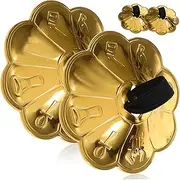 TOYANDONA Hand Finger Cymbals Set Copper Cymbals for Dancer Party for Music Festivals