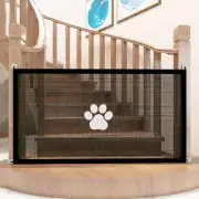 Dog Pet Mesh Gate Pets Barrier Retractable Guard