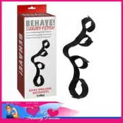 Behave! - Luxury Fetish - Chisa Kinky Spreader Restraints Black Valcro OSFA