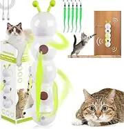 Whirlie Cat Toy, Caterpillar Happy Luna Smart Cat Toy, Whirlie Smart Motion with Worm Design for Hunting, Jumping, and Interactive Play (B)