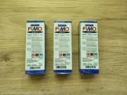 FIMO Soft Polymer Clay 3x350g BLUE Modelling Clay