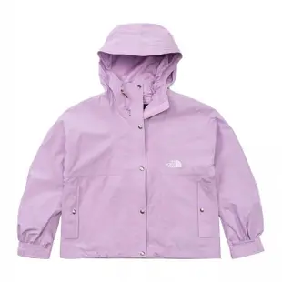 【The North Face】北臉 外套 女款 衝鋒衣 運動外套 防潑水 W 78 RAIN TOP JACKET 紫 NF0A5JYDHCP