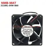 NMB 3110KL-04W-B60 12V 0.34A 8025 8CM Large Air Volume Computer Cooling Fan