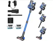 EIOEIR Cordless Stick Vacuum Cleaner, 45 Minutes Run-Time, 4 in 1 Lightweight...