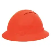 Erb Safety Hard Hat,Type 1, Class C,Hi-Vis Orange 19337 Erb Safety 19337