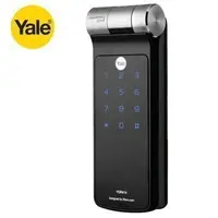 在飛比找Yahoo!奇摩拍賣優惠-YALE YDR818 熱感觸控指紋輔助門鎖 桃園 電子鎖 