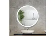 Embellir Wall Mirror 90cm with Led light Makeup Home Decor Bathroom Round Vanity
