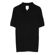 [Calvin Klein] Calvin Klein Short-sleeve Polo Top XS BLACK