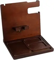 MagiDeal Wooden Phone Docking Station Bedside Watch Stand Simple Sturdy Utility Desk or NightStand Organizer for Table Indoor Tea Room