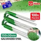 Fixed Pegs Lawn Turf Pad U Peg Pins Artificial Synthetic Fake Weed Grass Mat