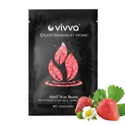 Vivva 300g Hard Wax Strawberry Flavor for Hair Removel, Body Waxing