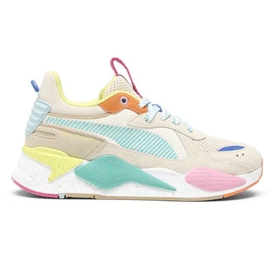 PUMA RsX Suede Multi Lace Up Mens Multi Sneakers Casual Shoes 39857501