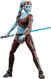 Star Wars The Black Series Aayla Secura Toy 6 Inch-Scale Attack of The Clones Collectible Action Figure, Toys for Kids Ages 4 and Up