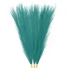 3-Pack Faux Pampas Grass 21.7 Inch for Home Decor/Wedding [Light Blue]