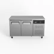 AG Equipment AG Two Door Commercial Worktop / Under Bench Fridge 700mm Depth - Under Bench Fridges (AG-GNX2100TN) - GNX2100TN-AG