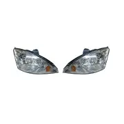 Head Light Right & Left Side for Ford Focus LR 1.8L 2.0L 10/2002 - 12/2004