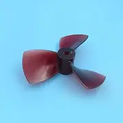 LUMIXE PC 3-Blade Propeller Brushed Jet Boat Underwater Propeller 80mm Left Right RC Boats Boat Propeller (Color : CW)