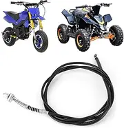Universal Rear Drum Brake Cable, Rear Brake Cable 75.6in, Bike Brakes Set Fit for GY6 Chinese Scooter Mopeds 50cc 125cc 150cc 250cc Mini Bike ATV Scooter Dirt Bike