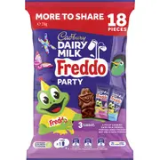 Cadbury Freddo Party Milk Chocolate Share Pack 18 Pieces 216g