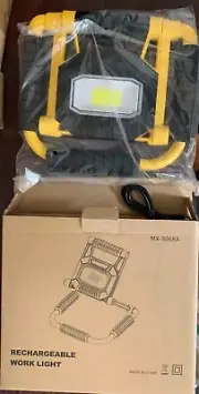 10W Rechargeable LED Work Lights with Stand 1000Lumen Super Bright COB Working L