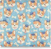 [Amooorous] Cartoon Cute Hat animal Dog Bone Motifs Pu Leather Auto Registration Insurance & ID Card Holder Truck Accessories for Documents, Cards, License, cartoon cute hat animal dog bone motifs,, 1 size