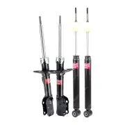 Front + Rear KYB EXCEL-G Shock Absorbers for HONDA Jazz GD1 L13A1 1.3 I4 FWD