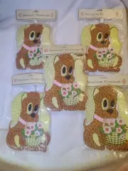 Vintage -Springtime Potholder- Set Of 5