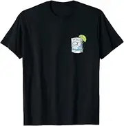 VidiAmazing Gin Tonic Long Drink Gin Drinker Cocktail Gin and Tonic ds561 T-Shirt