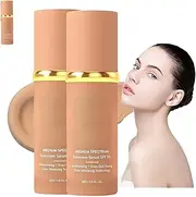 Biomi-mic 4 In 1 Foundation Spectrum - Medium, Hydrating Full Coverage Concealer, Liquid (2pcs)