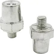 Battery Post Adapter | Positive Negative Battery Terminals Connectors Side Post | Lead Alloy Charging Connector for Automotive, Pack of 2