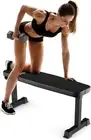 Costway Flat Weight Bench, 300 KG Heavy Duty Strength Training Bench for Home...