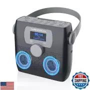 MONODEAL CD Player Portable,Bluetooth Boombox CD Player with Speakers,Portabl