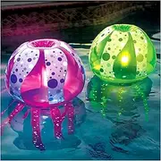 Banzai Jellyfish Pool Lights (2 Pack: Purple & Green)