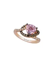 Le Vian 14K Rose Gold 2.21 ct. tw. Diamond & Pink Amethyst Ring