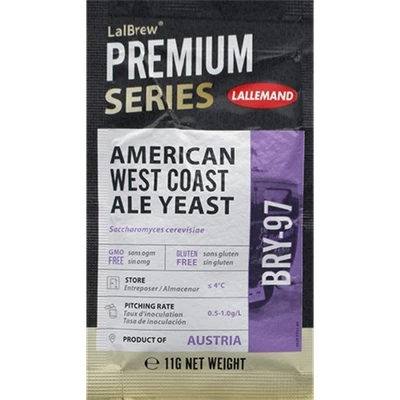 Lalemand LalBrew Lallemand BRY-97 American West Coast Beer Brewing Yeast 11g