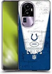Head Case Designs Officially Licensed NFL Banner Indianapolis Colts Logo Art Soft Gel Case Compatible with Oppo Reno10 Pro+