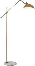 Indoor Floor Lamps Living Room Floor Lamp Bedroom Minimalist Design Vertical Desk Lamp Study Sofa Reading Lamp (Excluding Light Source) Standing Lamp(Gold)