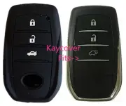 BLACK SILICONE CAR KEY COVER FOR TOYOTA FORTUNER KLUGER PRADO RAV4 CAMRY HILUX