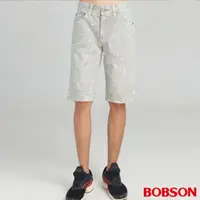 在飛比找momo購物網優惠-【BOBSON】男款雪花牛仔短褲(188-41)