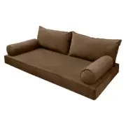 |SLIPCOVER ONLY| V2 Velvet Indoor Daybed Mattress Pillow Pipe Trim Twin AD308