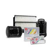 NGK Iridium Spark Plugs & NTK Filter Service Kit for Toyota Kluger MCU28R 3.3L