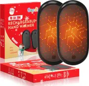 AI Hand Warmers Rechargeable 2 Pack, 12000Mah Electric Hand Warmers, AI Smart Ch