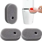 [Generic] Shoe Brush for Cleaning - Leather Furniture Scrubber, Soap Dispensing Brush | Interchangeable Head Brush for Shoes, Boots, Sneakers, Leather Bags, Furniture Cleaning, Stain Removal Tools, Upholstery